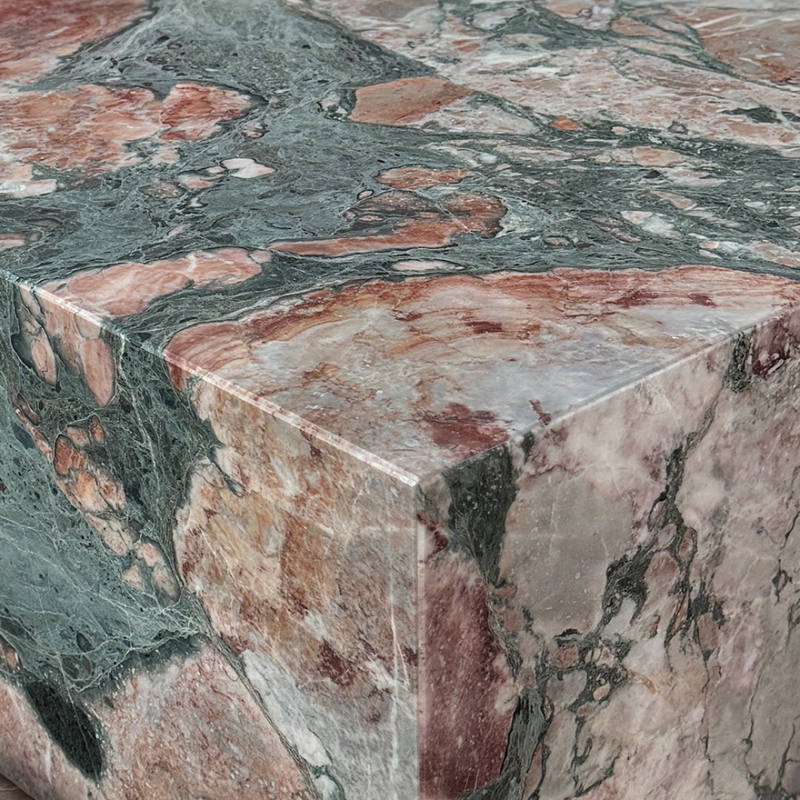 Seasonal pink marble