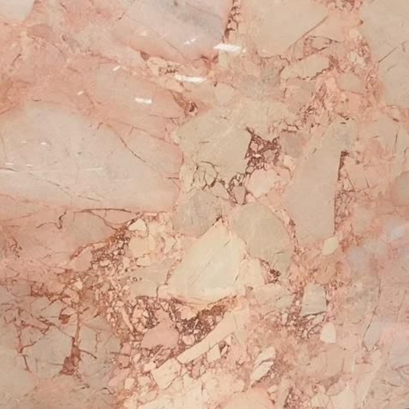 Pearl pink blush marble