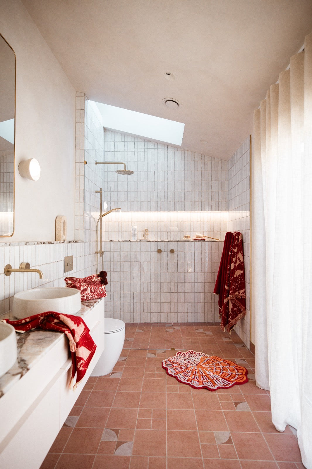 A bathroom designed to make a statement