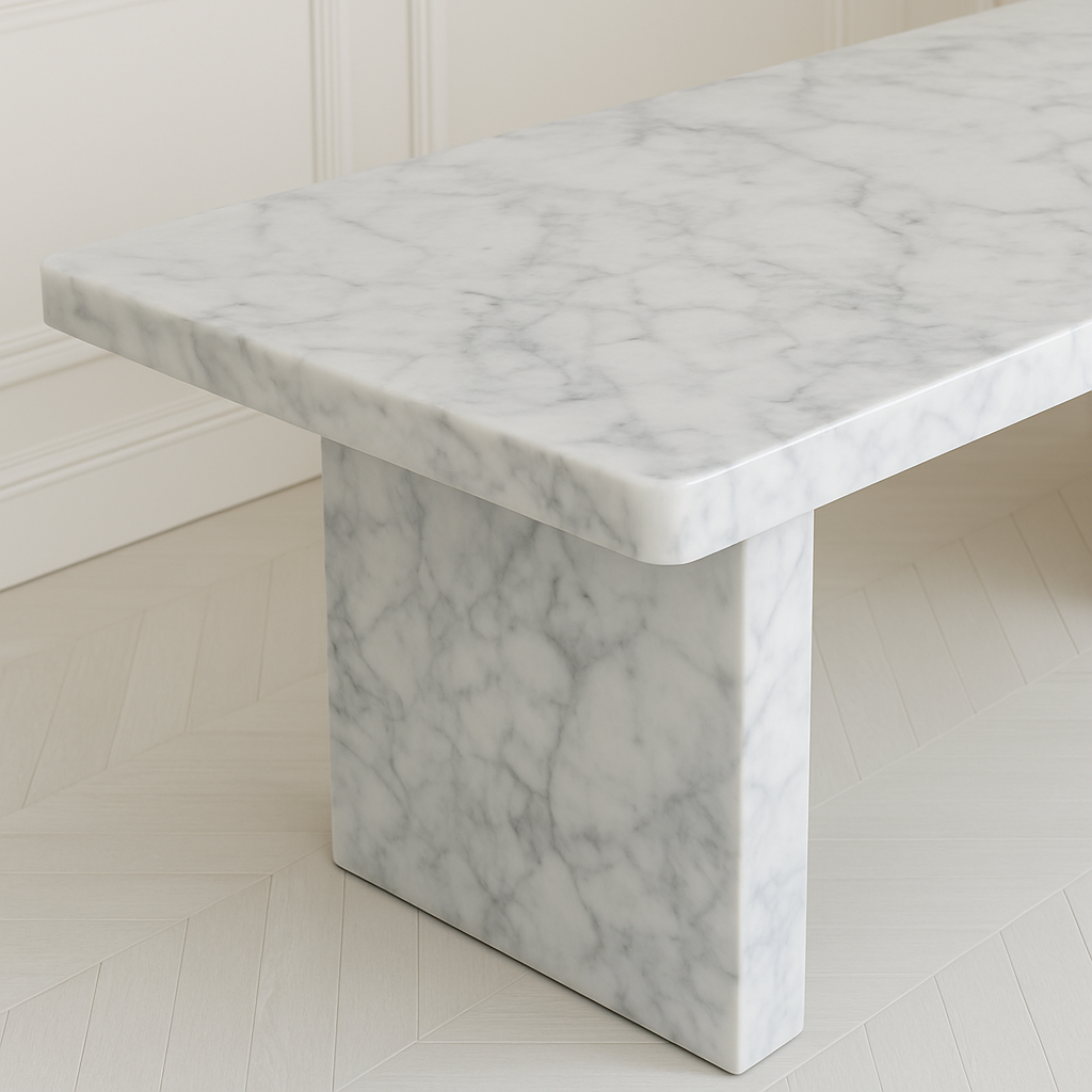 Sachi Dining Table - Carrara Marble