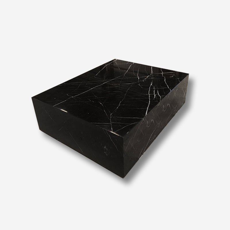Square Coffee Table - Noir Marquina Marble