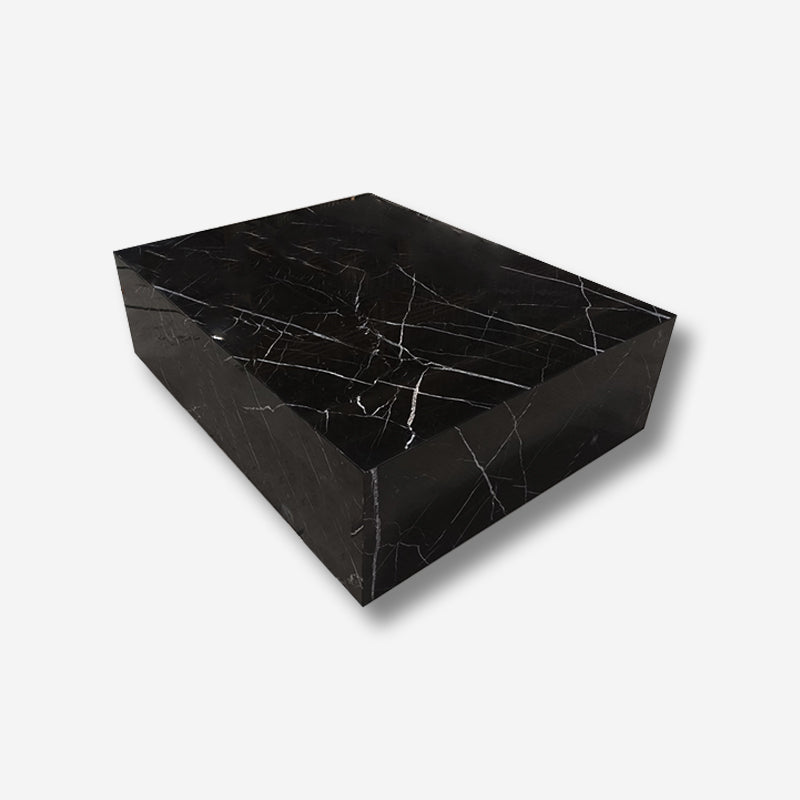 Square Coffee Table - Noir Marquina Marble