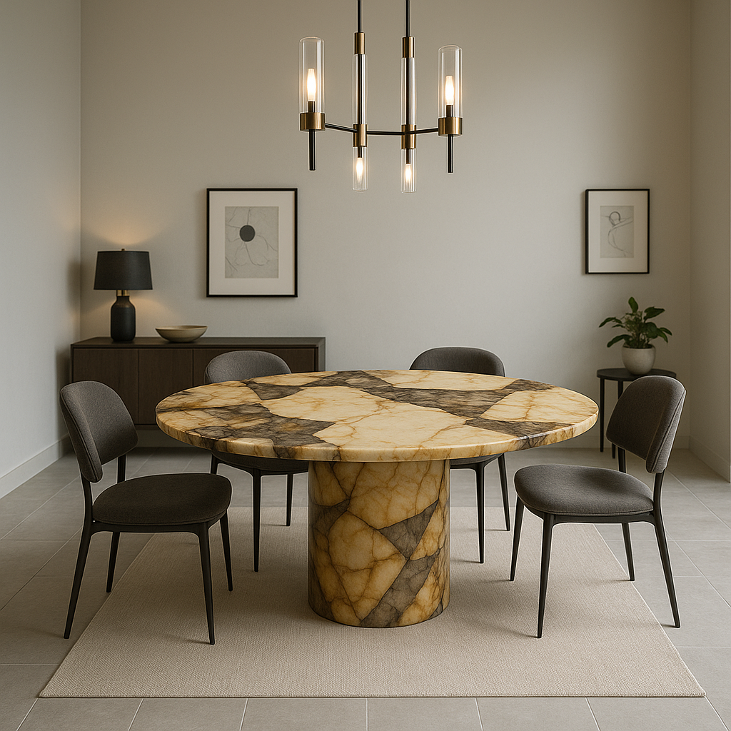 Court Dining Table - Patagonia Quartzite