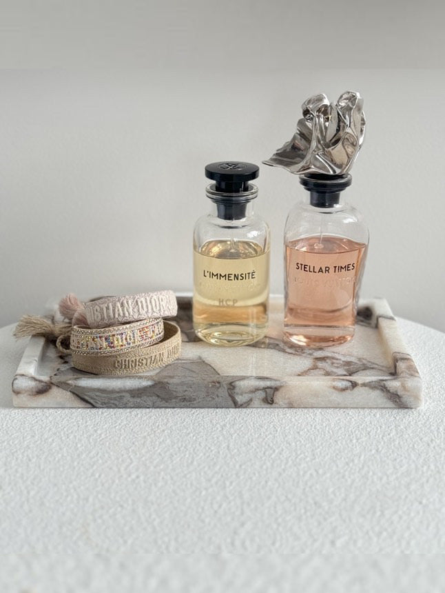 Marble Tray - Milky Blue