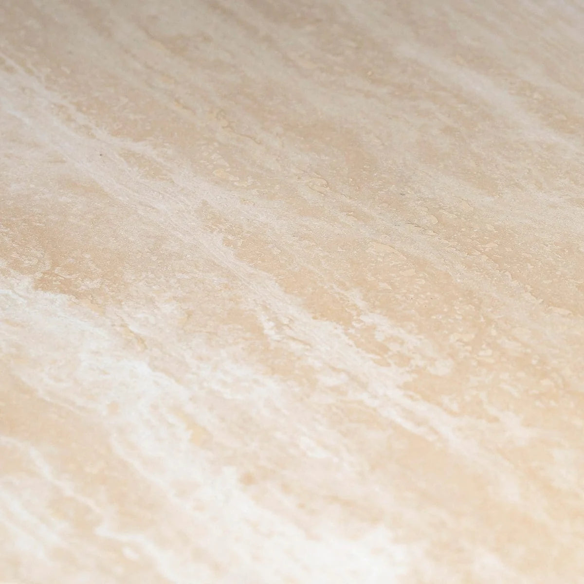 Rounded Coffee Table - Travertine