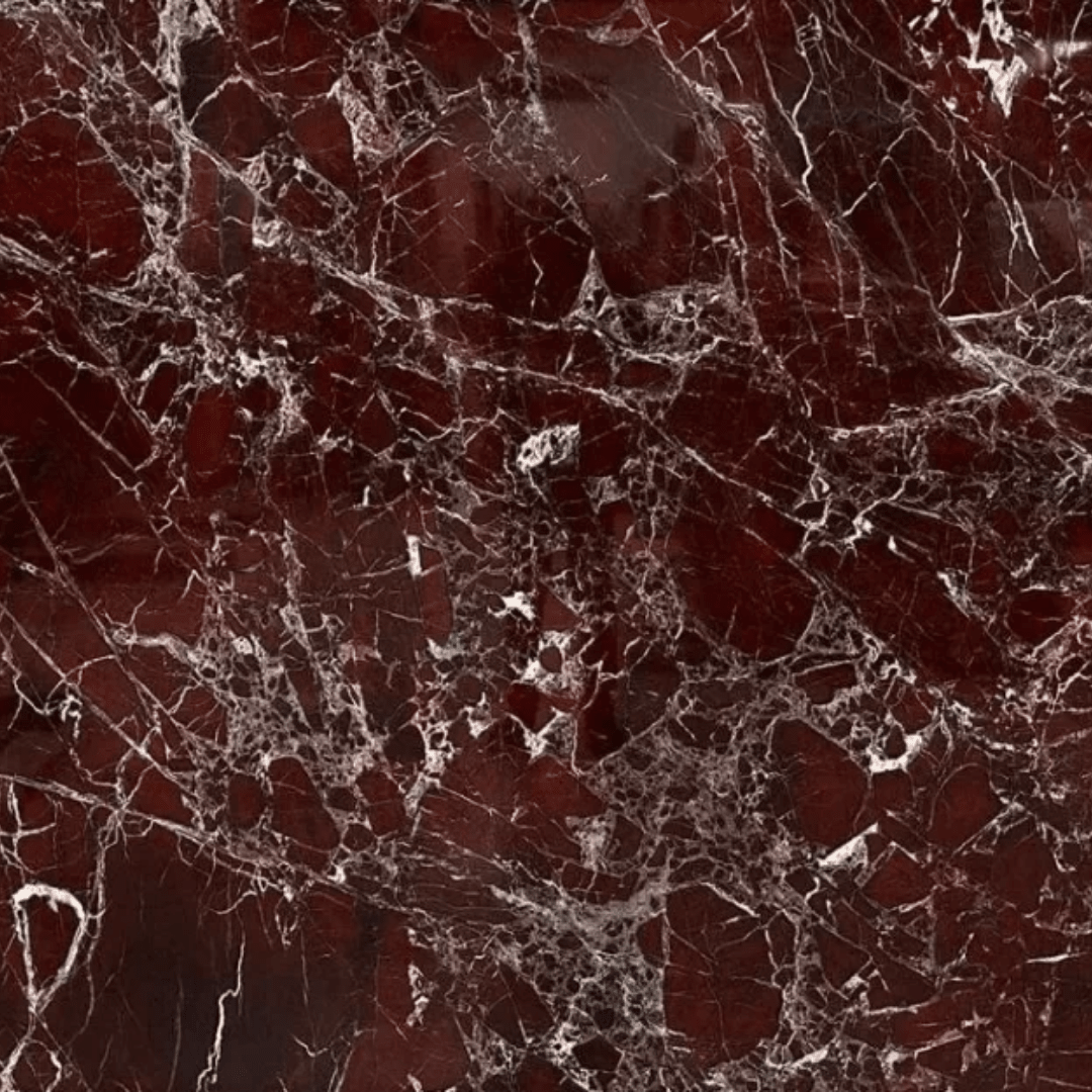 Block Coffee Table - Rosso Levanto Marble - Small natural stone furniture New Zealand - Natural Stone Co
