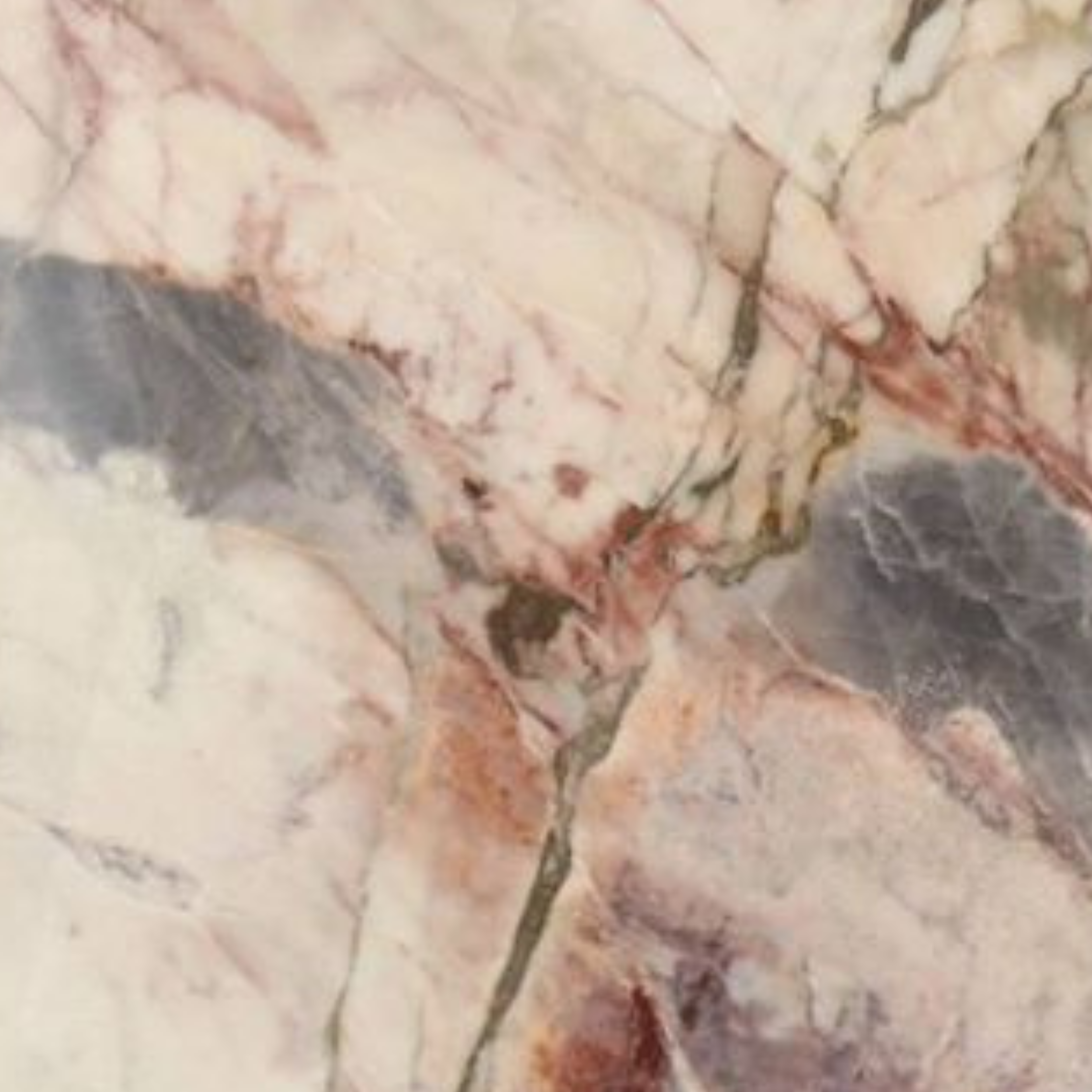 Cube Side Table - Peach Pink Rose Marble natural stone furniture New Zealand - Natural Stone Co