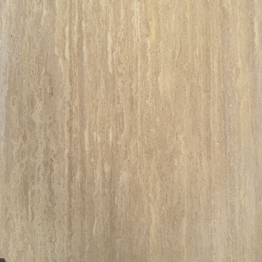 Fluted Block Table - Veincut Travertine – Natural Stone Co