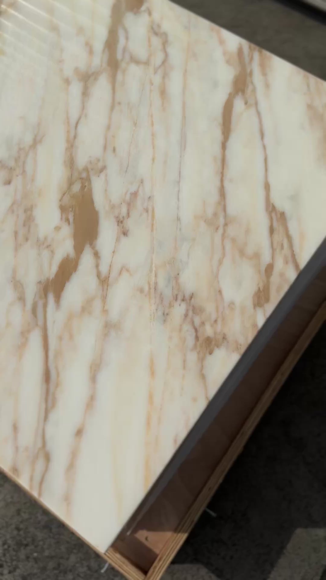 Block Coffee Table - New Gold Calacatta