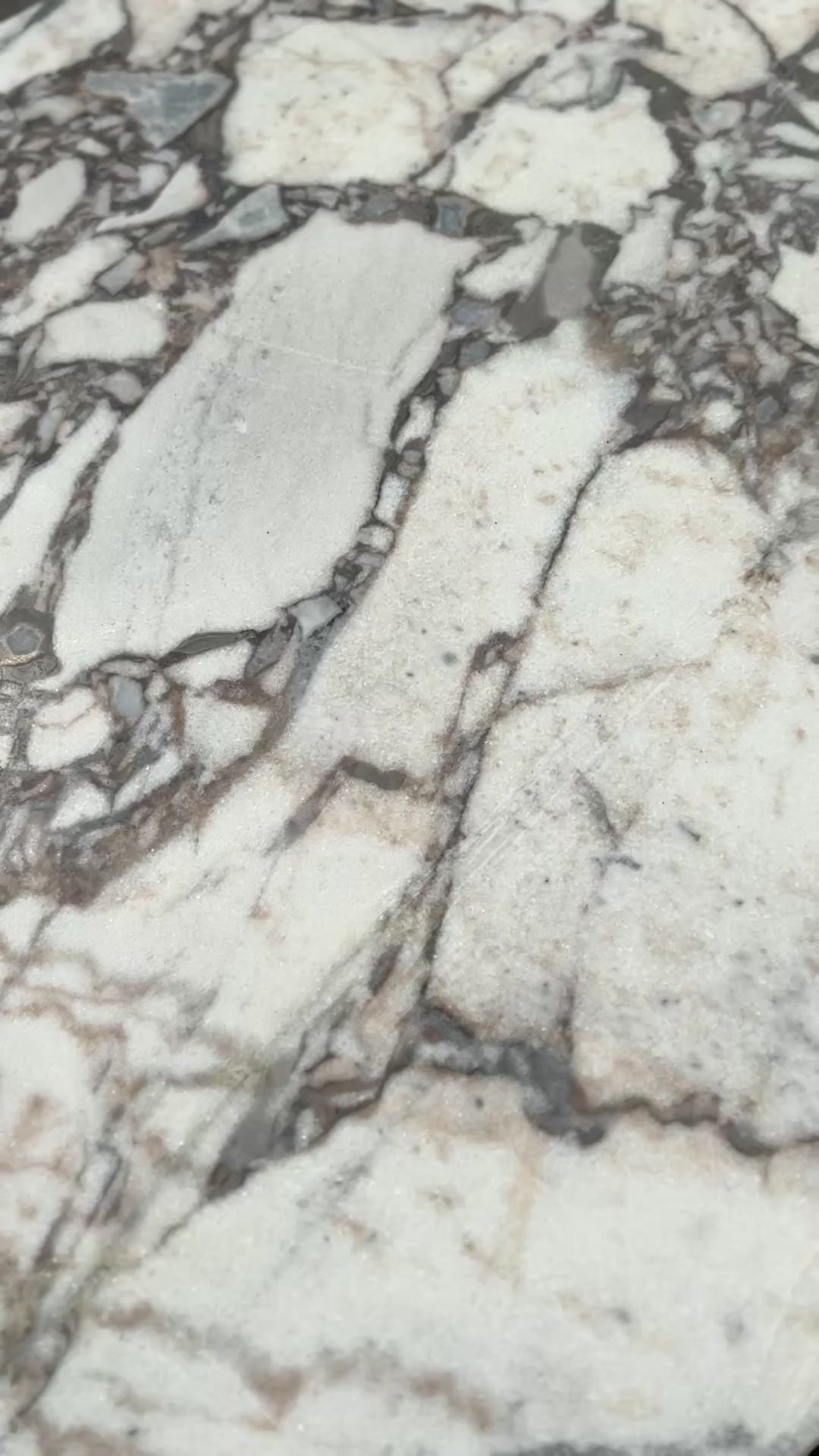 Square Coffee Table - Milky Blue Marble