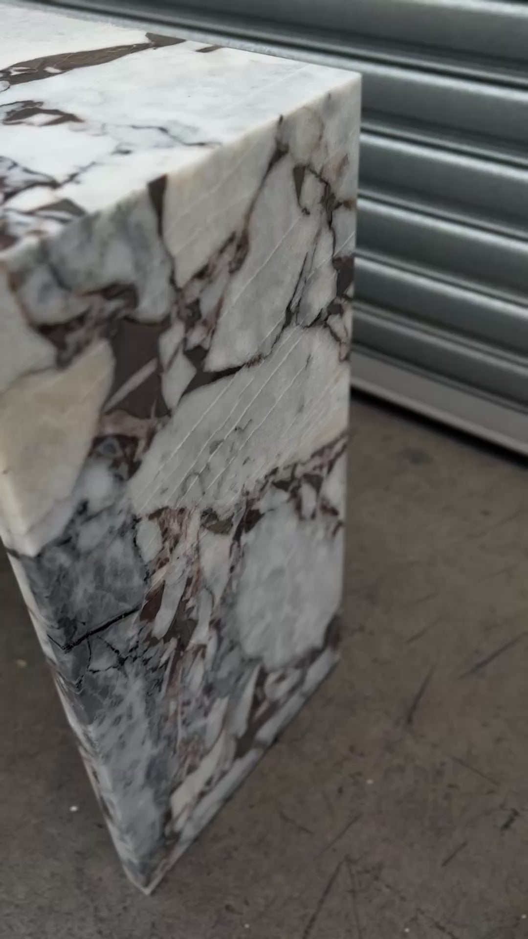 Waterfall Hallway Console - Milky Blue