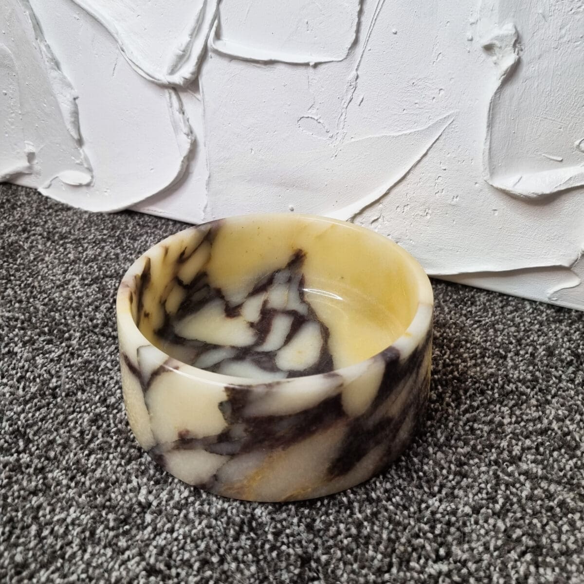 Small Bowl - Viola Calacatta Marble natural stone furniture New Zealand - Natural Stone Co