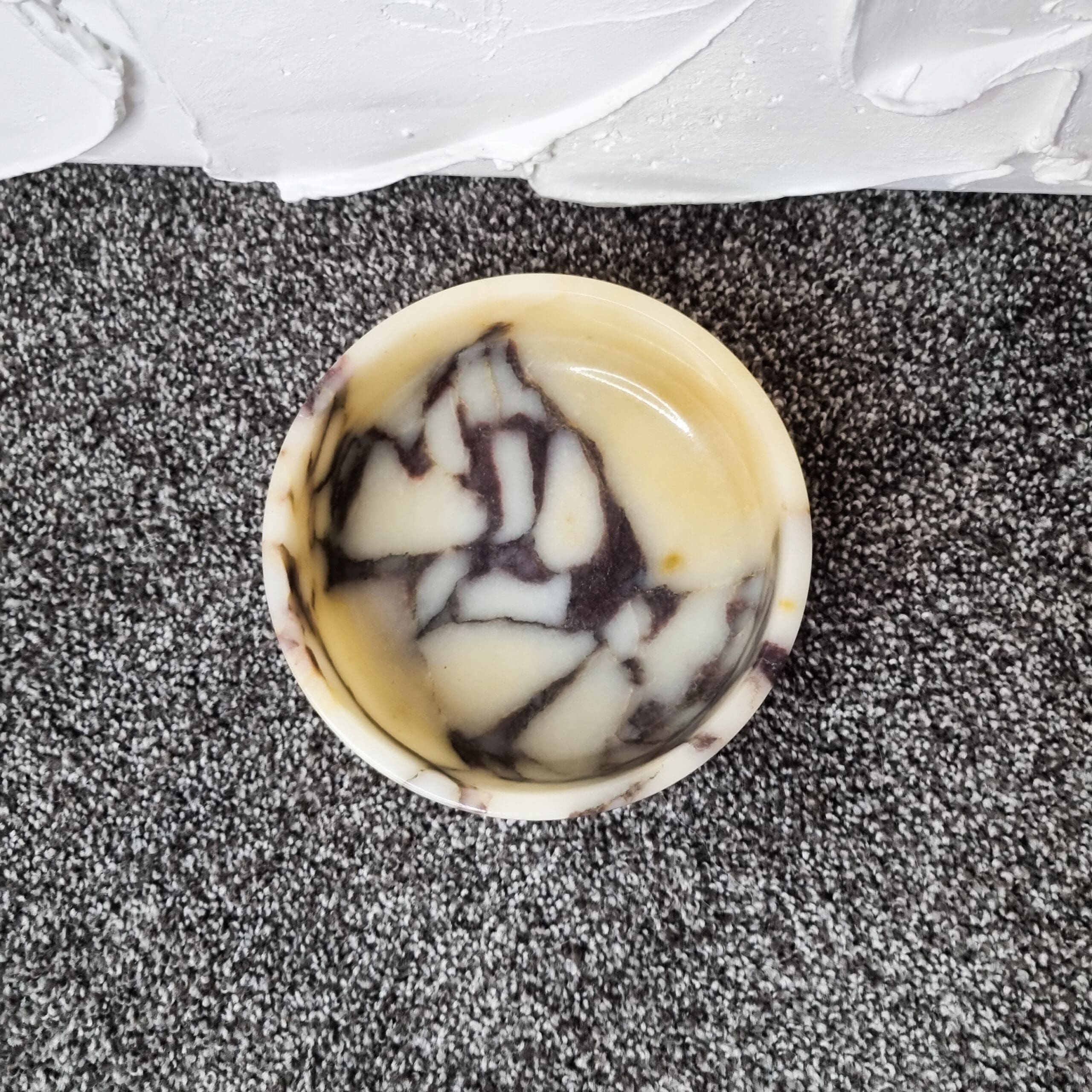 Small Bowl - Viola Calacatta Marble natural stone furniture New Zealand - Natural Stone Co