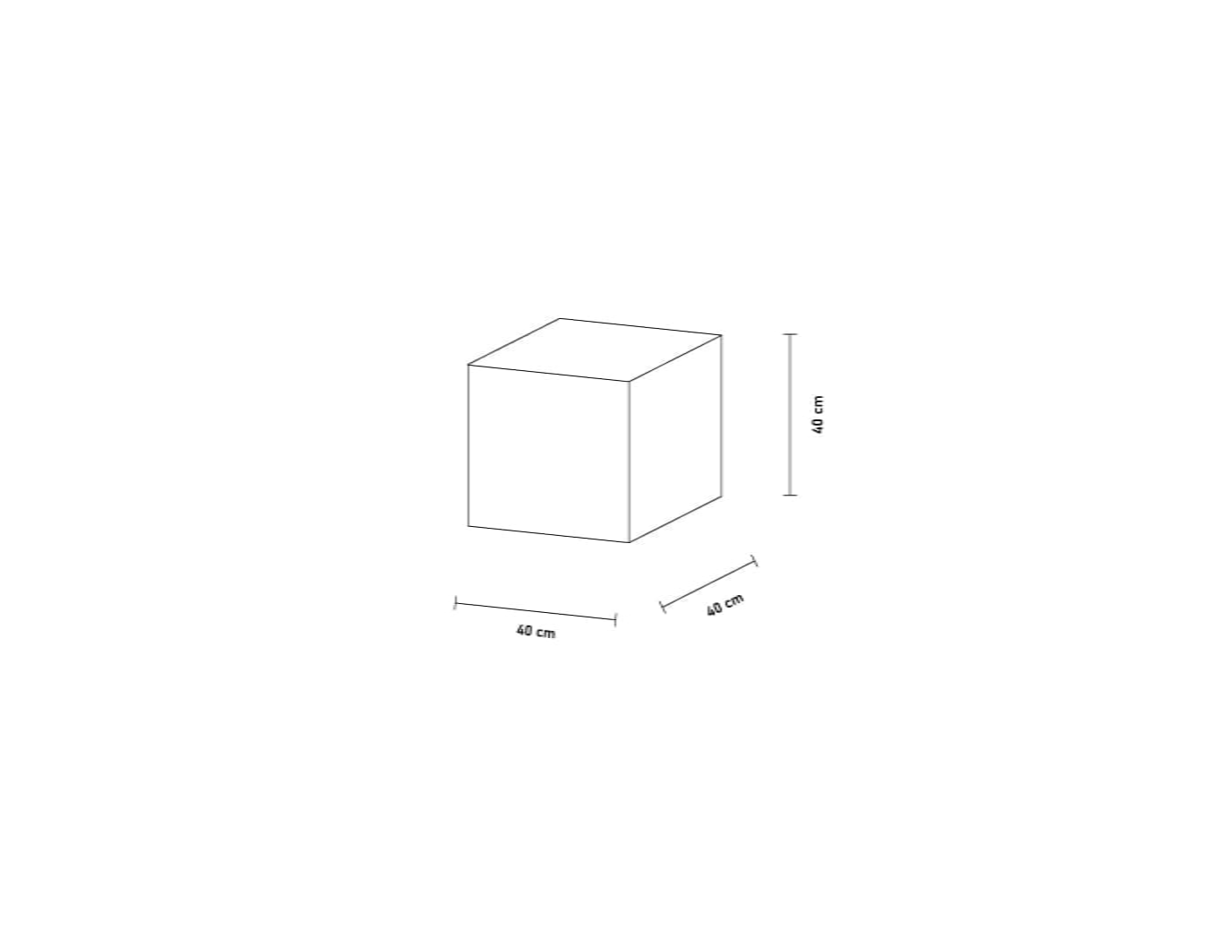 Cube Side Table - Travertine | Luxury Natural Stone